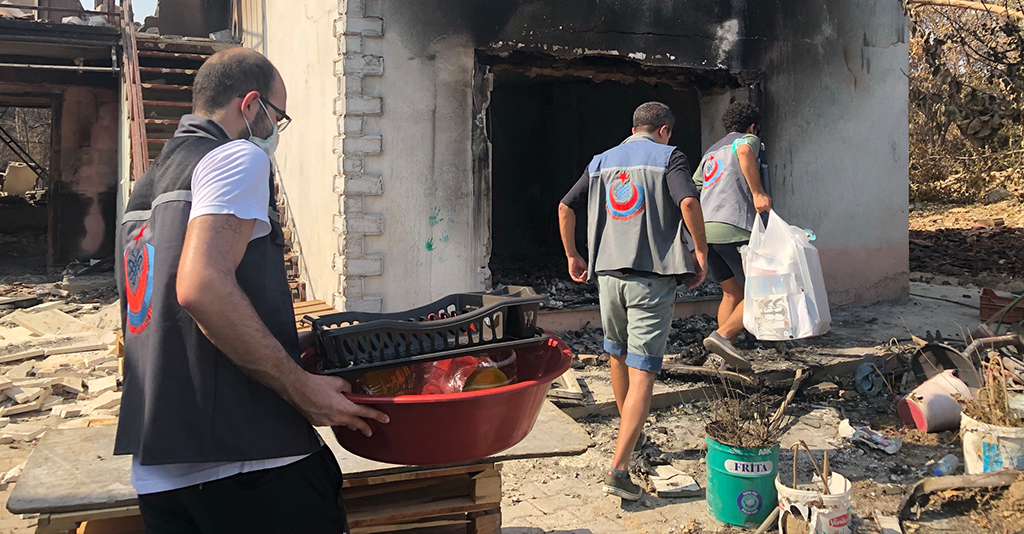 Yangın Bölgesine Destek Omak İçin Var Gücümüzle Çalıştık