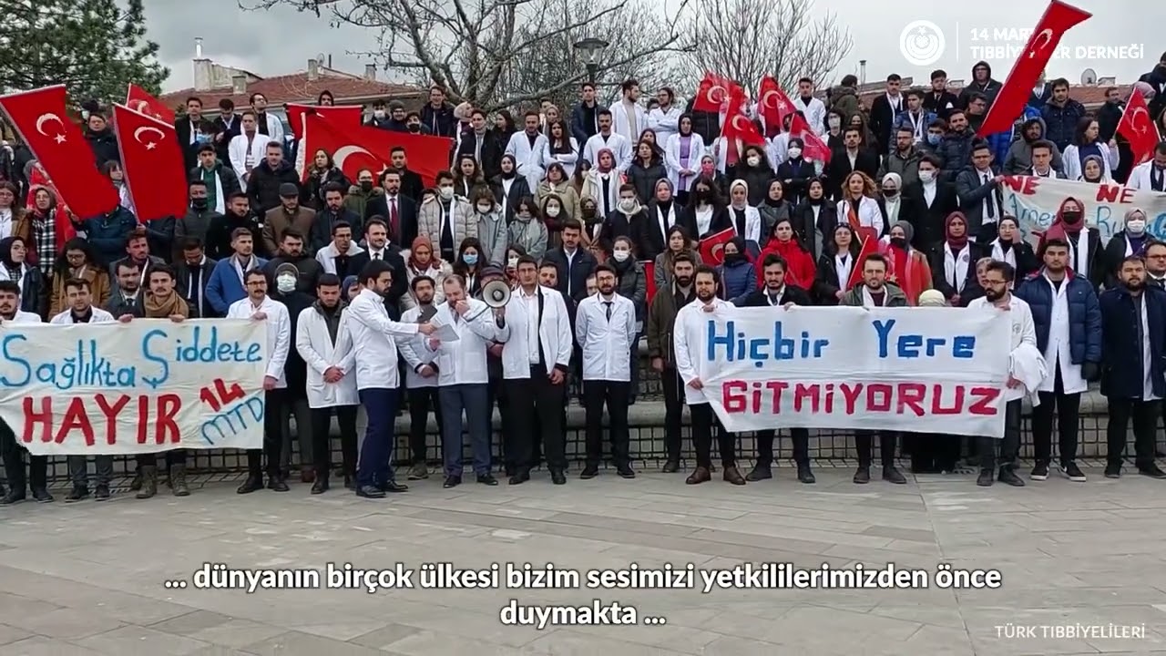 14 Mart Tıp Bayramı Anıtkabir Ziyareti Basın Açıklaması